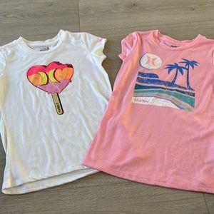 Girls Hurley T-shirts